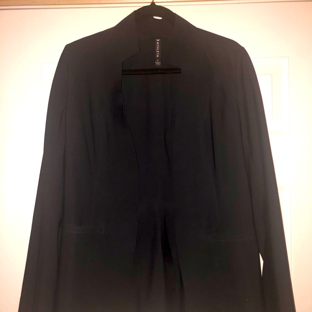 Athleta black suit jacket. New w/o tags.